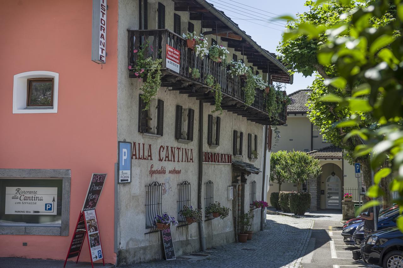 Alloggi Alla Cantina Tegna Exterior foto
