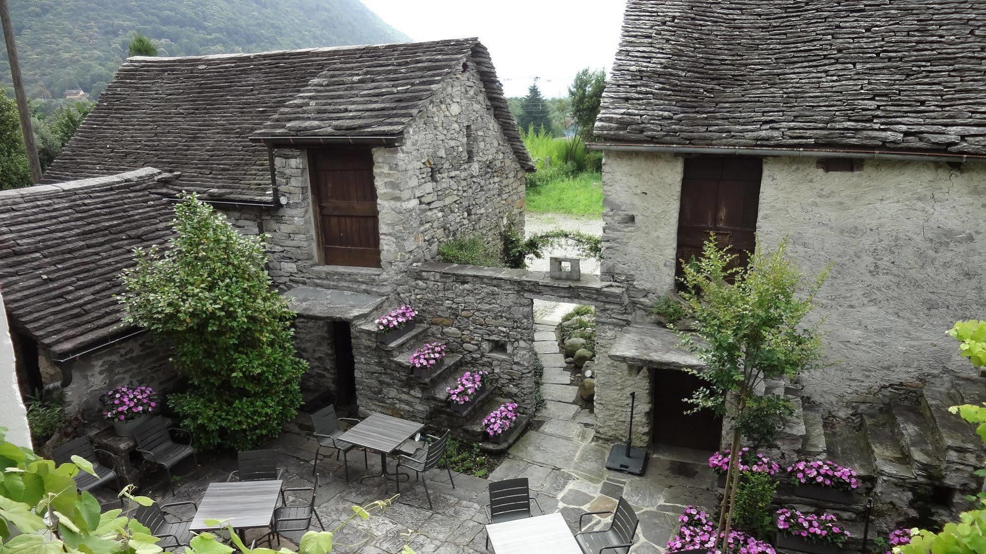 Alloggi Alla Cantina Tegna Exterior foto